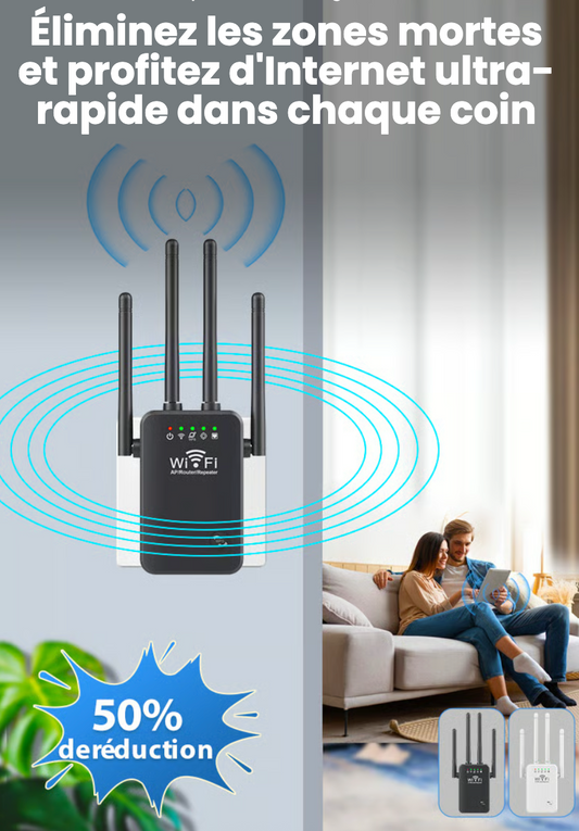 Chouett™ Extenseur WiFi - 6 Antennes