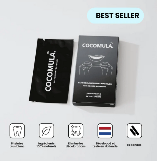Cocomula™ Bandes Blanchissantes Dentaire | 100% BIO